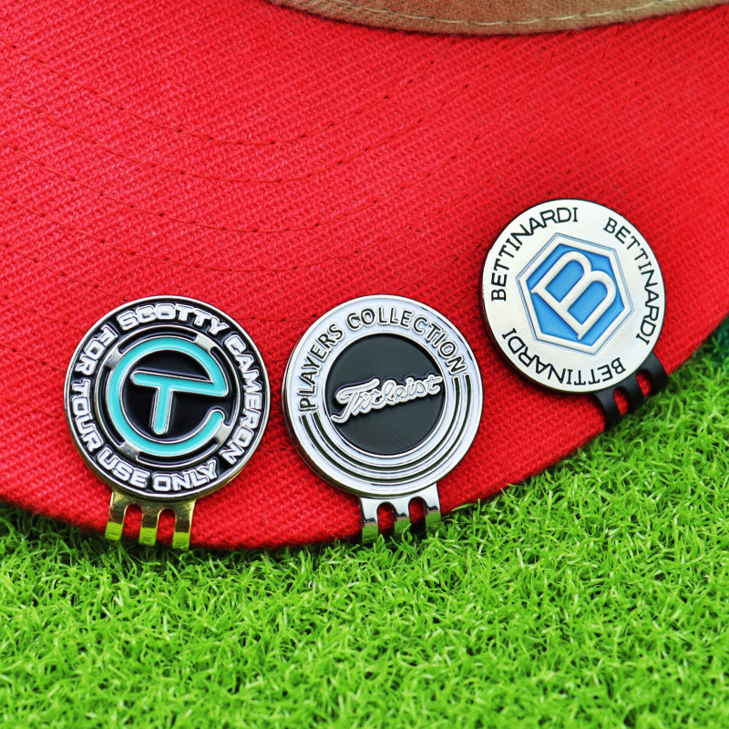 T Golf Luxury Metal Ball Marker Hat Clip Golf Course Essential Quality Craftsmanship Stylish Durable QHBL