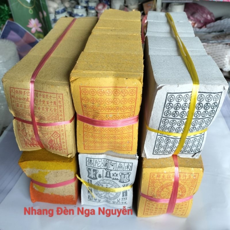 (1 large tree) paper money to flirt with gold, white, thanh y, heaven, longan, silver