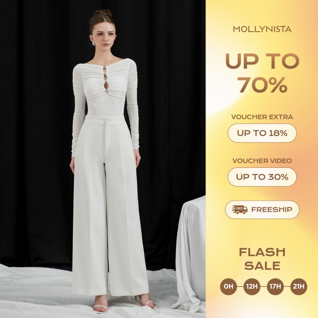 Women's long pants designed Kelly mollynista high -end mollynista tube