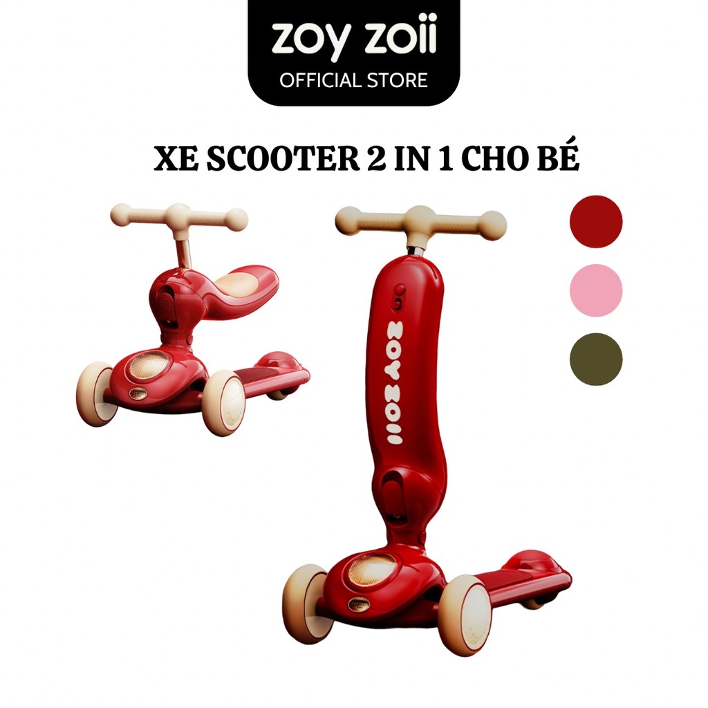 Scooter Zoyzoii 2 in 1 trolley for babies 1 2 3 4 5 years old code S2