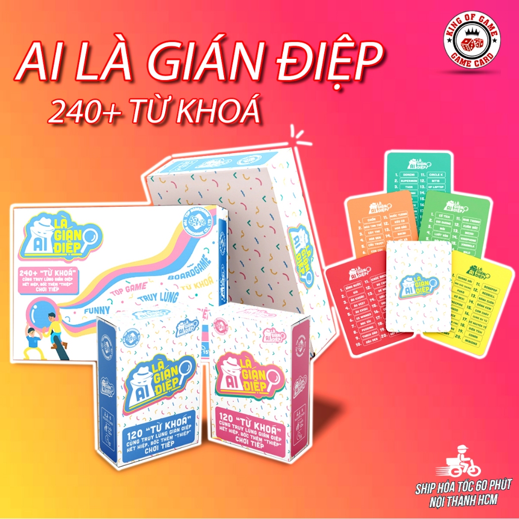 Bài Ai Là Gián Điệp WePlay 240 Từ Khoá Trò Chơi Nhóm Bạn Giải Trí Xả Stress