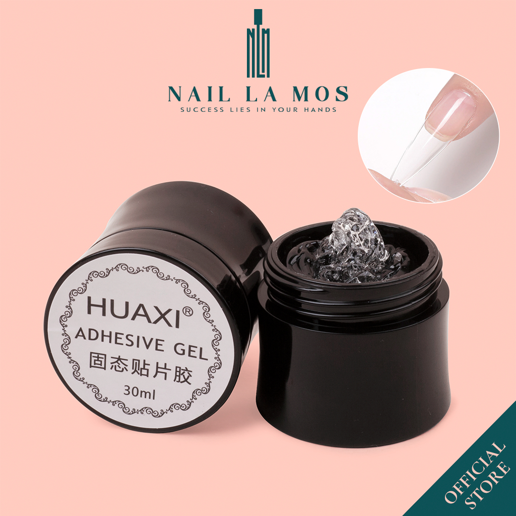 Gel đa năng định hình Huaxi chính hãng 30ml - Gel dán móng úp, đính đá, nặn tạo hình nail chất gel dẻo độ bền cao