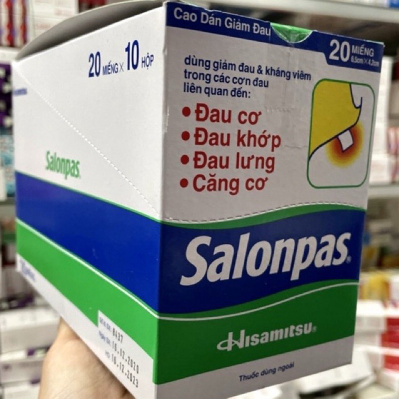 [Genuine goods] Salonpas stickers box 200 pieces of fragrance🔥