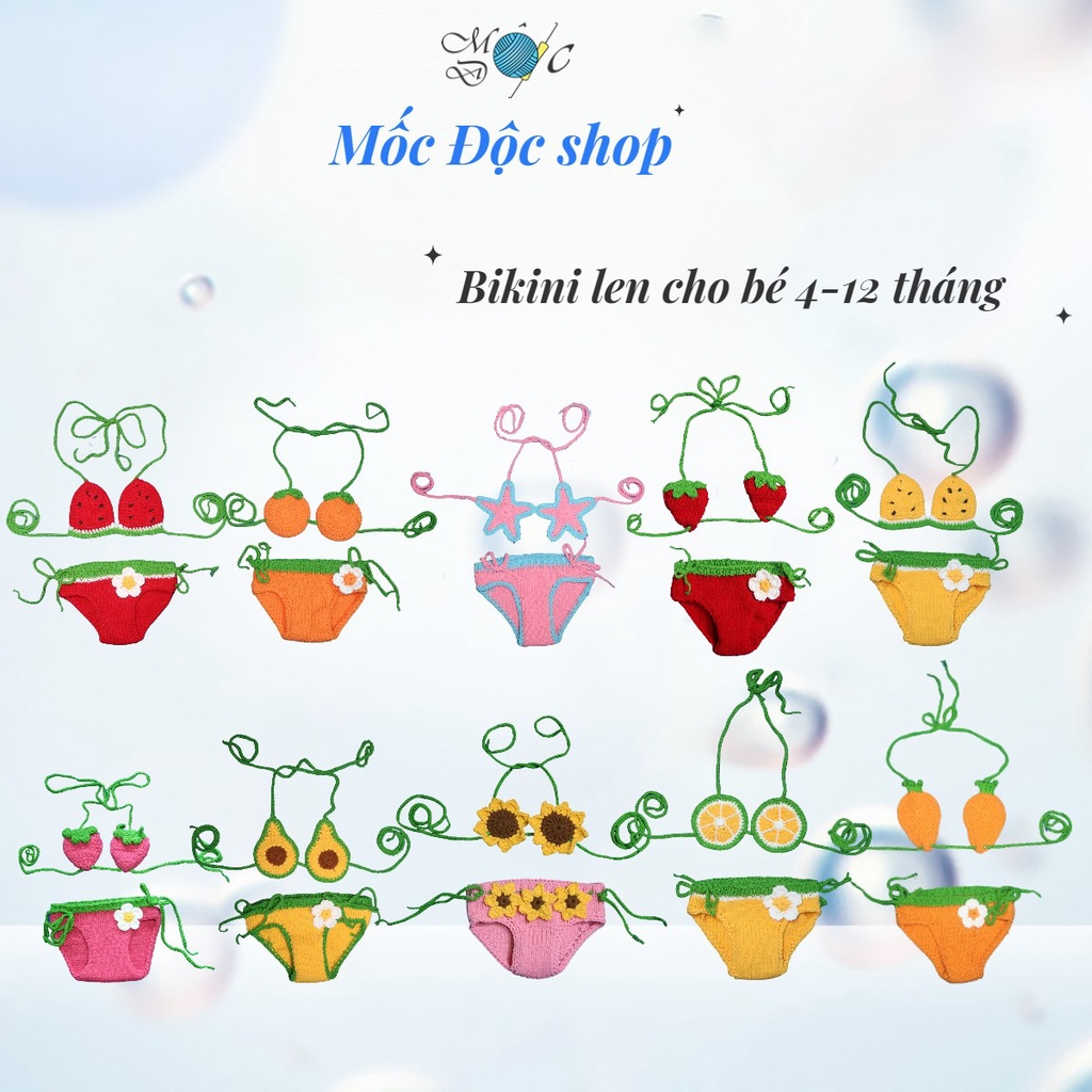 [4-25kg] Wool bikini for girls