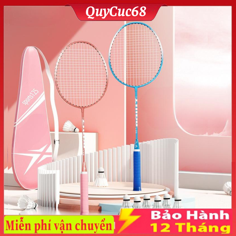 Bộ 2 chiếc vợt cầu lông  ,tặng kèm bao đựng và 3 quả cầu nhựa, Chính Hãng Chất Lượng Cao.