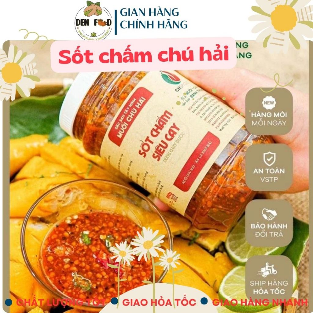 Sốt Chấm Siêu Cay Muối Chú Hải - Hủ 500gr