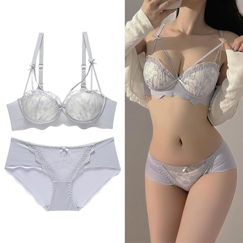 Women's Lingerie Set High Quality Lace Bras Design Soft Stylized Corset Lift Up Bust Avalingerie DB0036