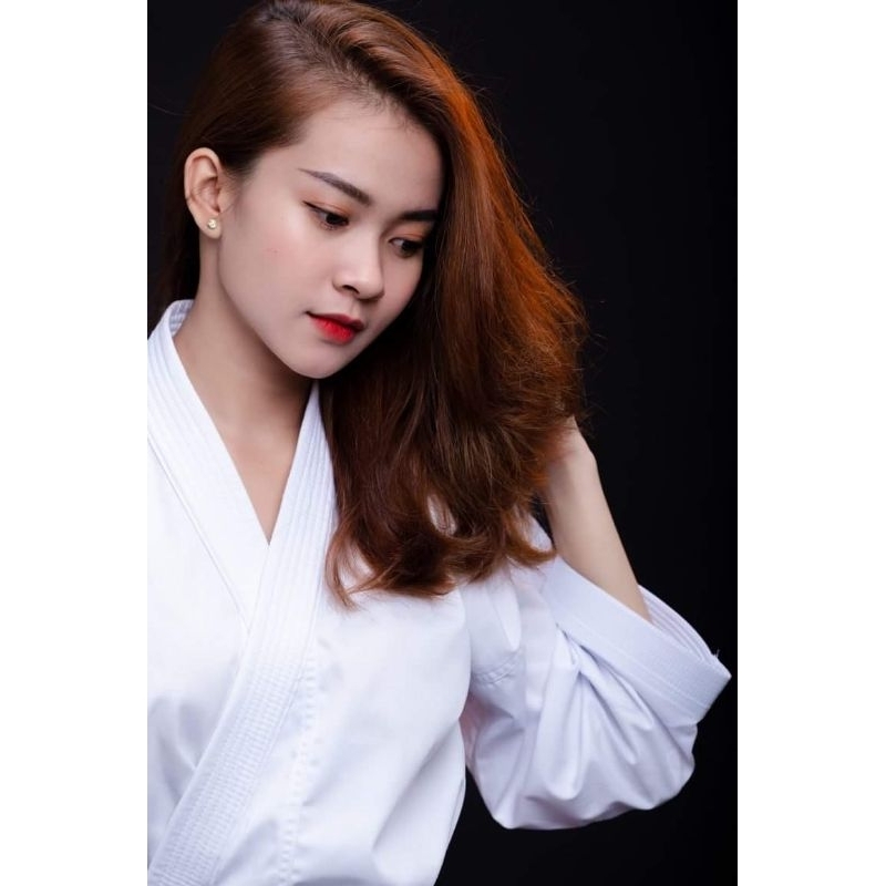 Karatedo martial arts ✅ High quality khaki material, thick +martial arts clothes, genuine martial arts tools