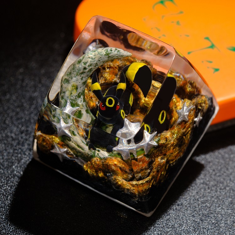New Collection. Nút bàn phím lẻ nghệ thuật cho bàn phím cơ. Keycap chủ đề Pokemon. Keycap Breakwooden