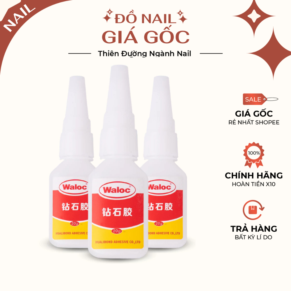 Genuine waloc nail glue - multi -purpose concrete glue specialized nail nails
