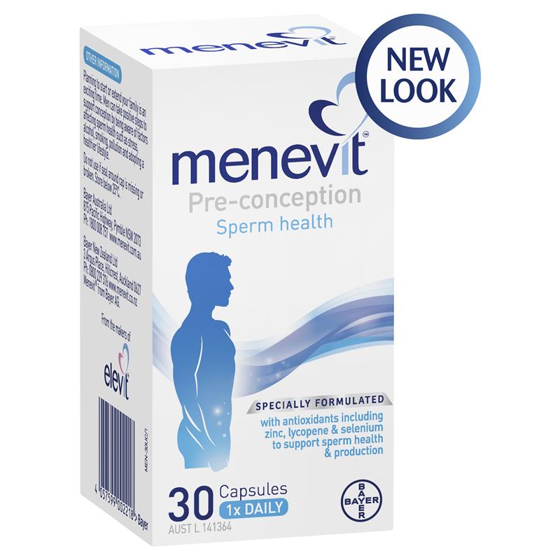 Menevit Pre-Conception Sperm Health - Viên uống tăng chất lượng tinh trùng Menevit Goodhealth Cho Nam Giới  