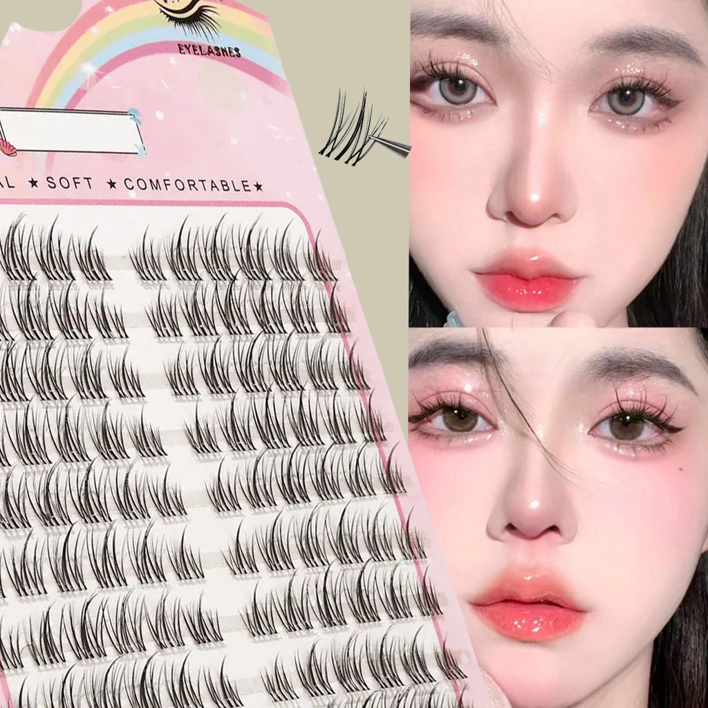 10 rows of single eyelashes Sun fancy fake eyelashes can be reused, can exaggerate eyes