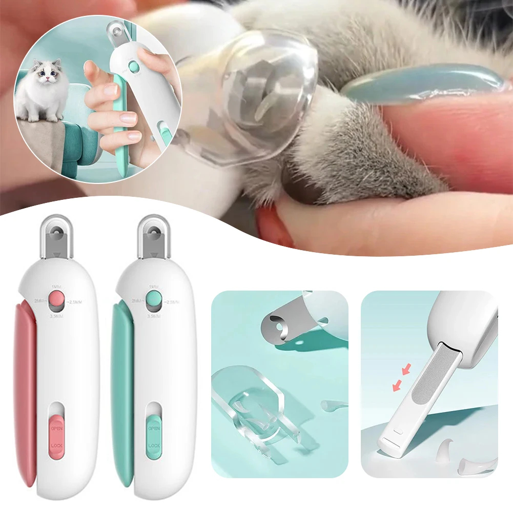 2 -in -1 nail clippers for cats with round holes that can adjust pets for puppies and kittens and beauty tools