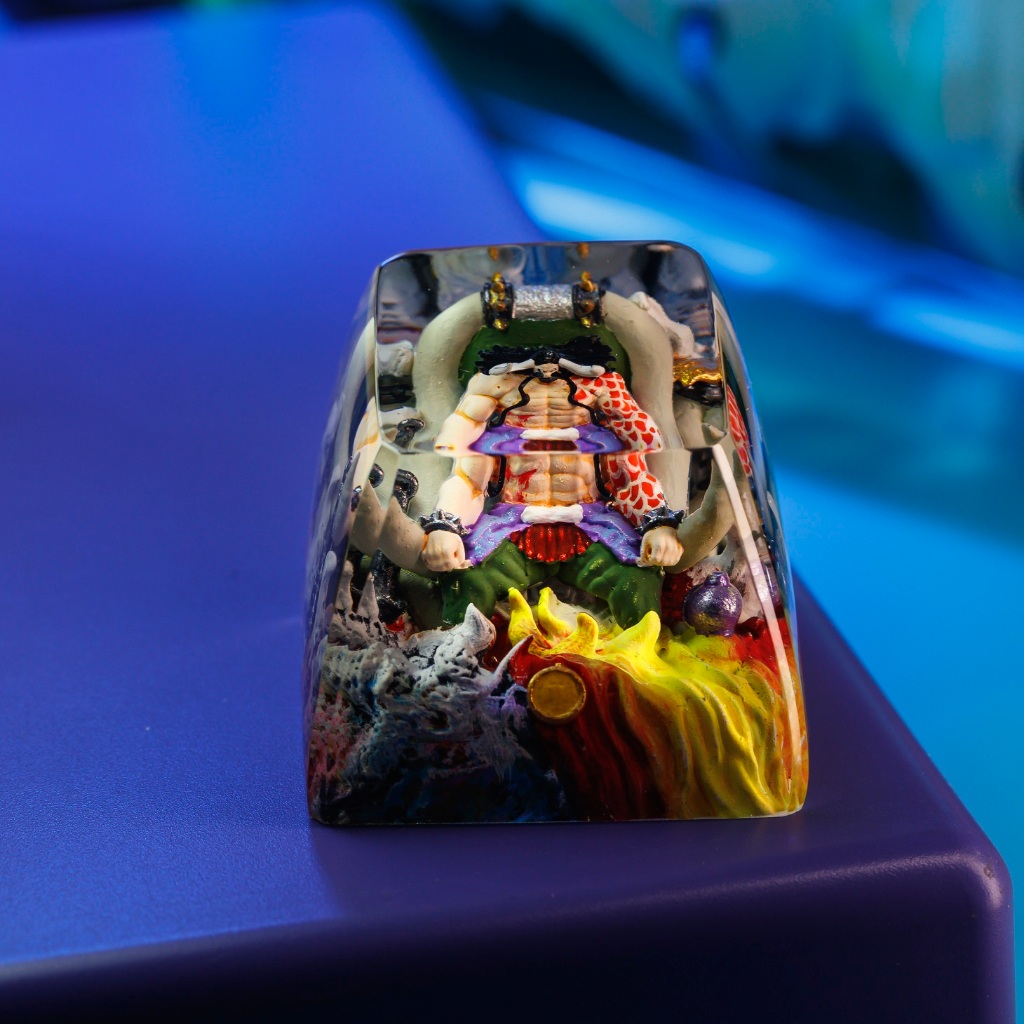 Keycap One Piece Kaido. Artistic keyboard button. KEYCAP is odd for mechanical keyboard. New Collection