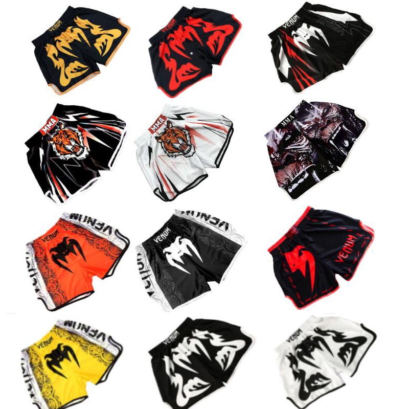 Mới Set Quần Short + Quần Short Tập Boxing / Muay Thái + MMA Cho Nam Và Nữ
