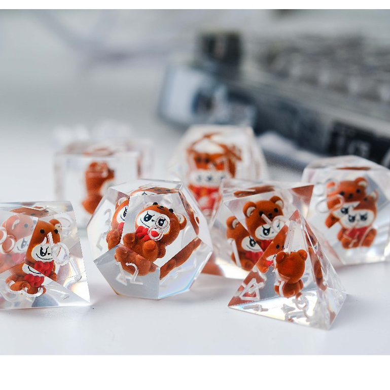 Labubu dice, anime dice, custom dice box, birthday gifts, personalized gifts, manual gifts