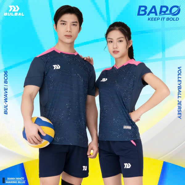 Bộ Quần Áo Bóng Chuyền, Cầu Lông, Pickleball Nam ,Nữ BULBAL siêu đẹp chất liệu vải cao cấp