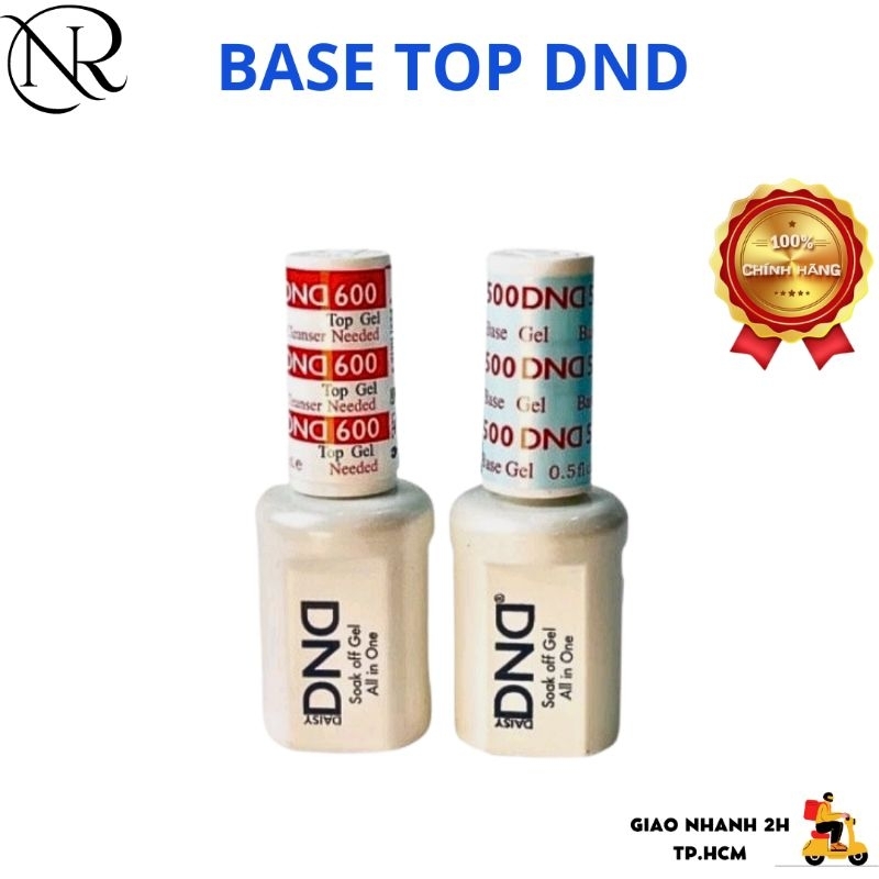 Sơn Base Top DND Sơn Gel Liên Kết Phủ Bóng Chuyên Dụng Cho Làm Móng - Nails Red