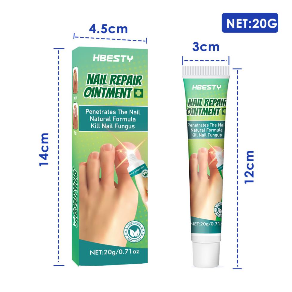 Nail restoration cream improves nail damage to stimulate nails to quickly improve nail cracks