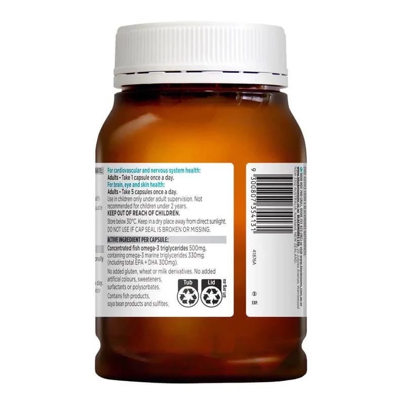 Dầu Cá Blackmores Fish Oil 400 Viên Minicap Dầu Cá 
