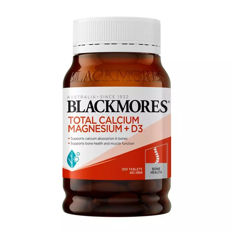 Blackmores Total Calcium Magnesium + D3 200V - Calcium supplement + magnesium for strong bones
