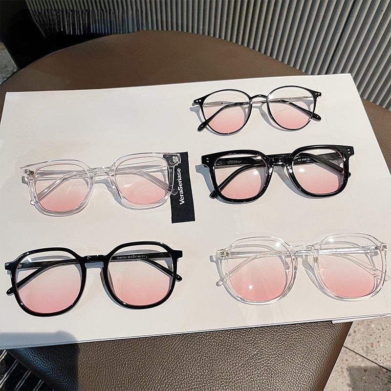 Korean fashion pink lenses for women K75