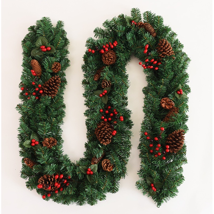 String of Pine Needles KCS04 Large Pine Cone for Christmas Decoration