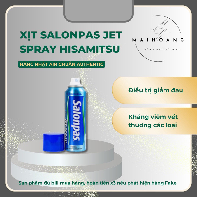 [Real photo - Air full bill] Spray Salonpas in Japan