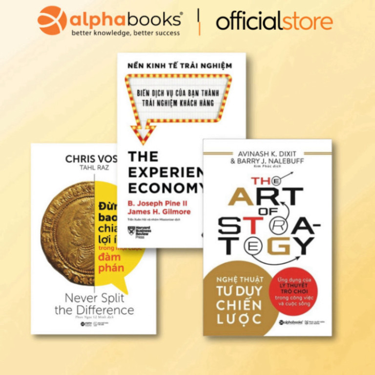 Retail books/Combo arts strategic thinking+Never divide the benefits in every negotiation+experienced economy