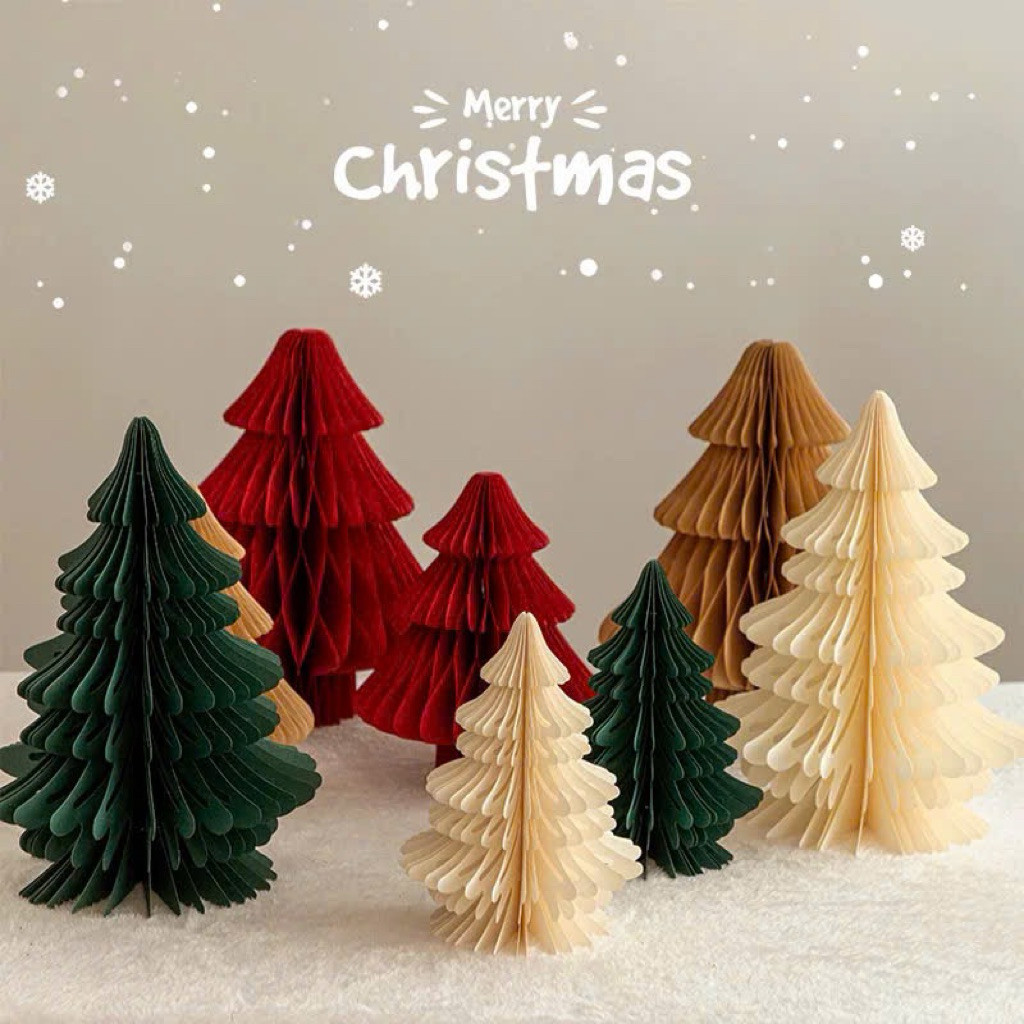 Christmas Tree, Paper Christmas Tree for Christmas Decoration, Gift, Photography Accessory