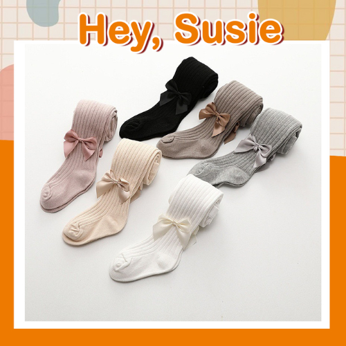 The socks have a stretchy bow tables for girls from 1-8 years old Hey Susie Q735