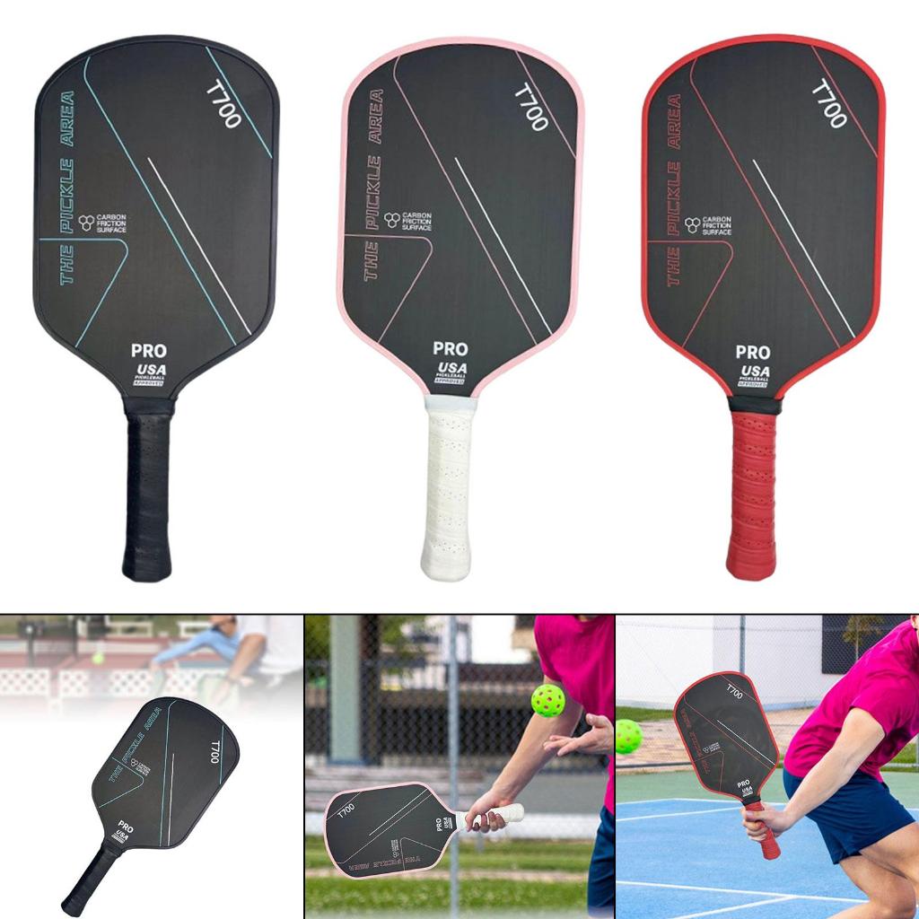 Vợt Pickleball Carbon T700 PRO Mặt Vợt Phủ Carbon Khối Lượng Siêu nhẹ Mặt Nhám Bám Bóng Sợi Carbon 16mm Lõi Dày Chuyên Nghiệp Ergonomic Cao Cấp T700 Pickleball Vợt JOOLA Cùng Phong Cách