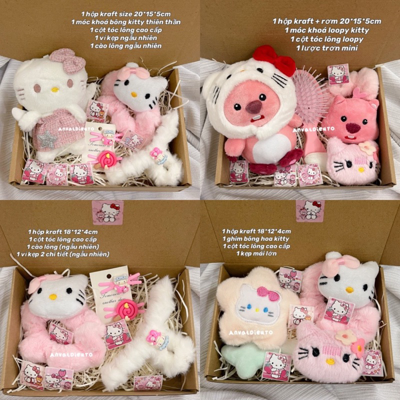 [Hcm Products] Set Birthday gifts Bear Bear Hair Accessories High Quality Christmas Christmas Christmas