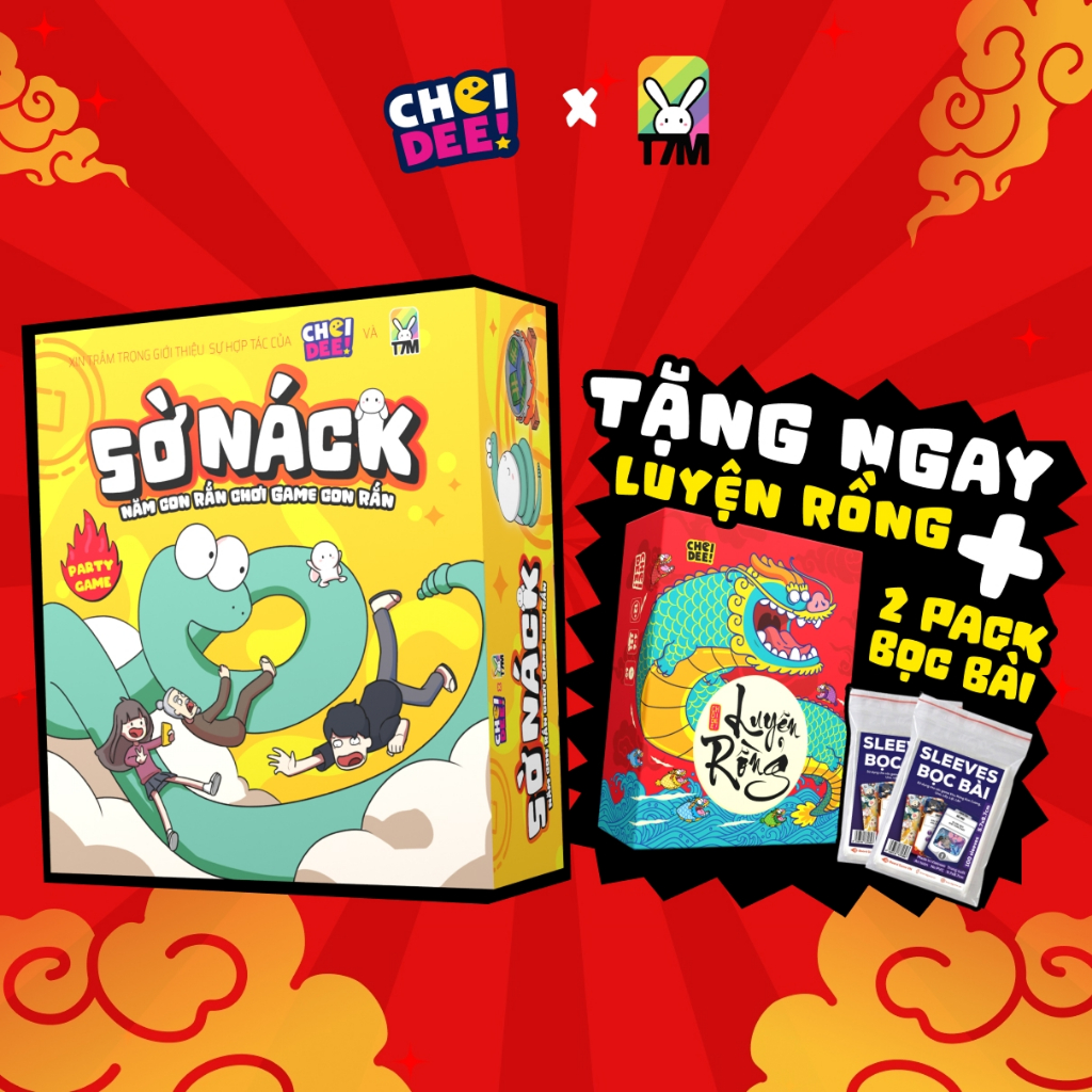 Touching - Combo board game in the year of the year 2025 for groups of friends and family from Chingee X Rabbit Seven Colors