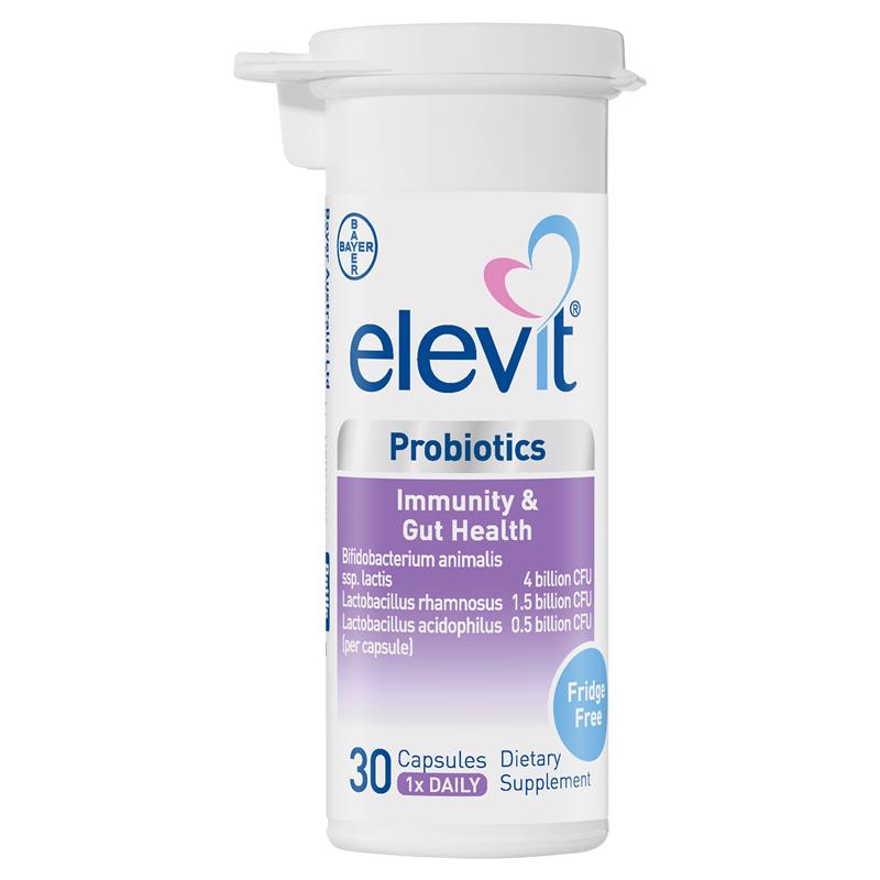 Elevit Probiotics Immunity & Gut Health - Viên Uống Men Vi Sinh Cho Mẹ Bầu Bón Trĩ 