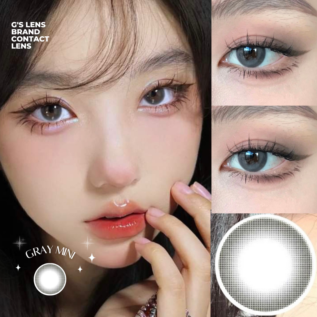 Gslens Gray mini-gray lenses naturally gray lenses near January 6 G.Dia 14.2mm with (0-6)