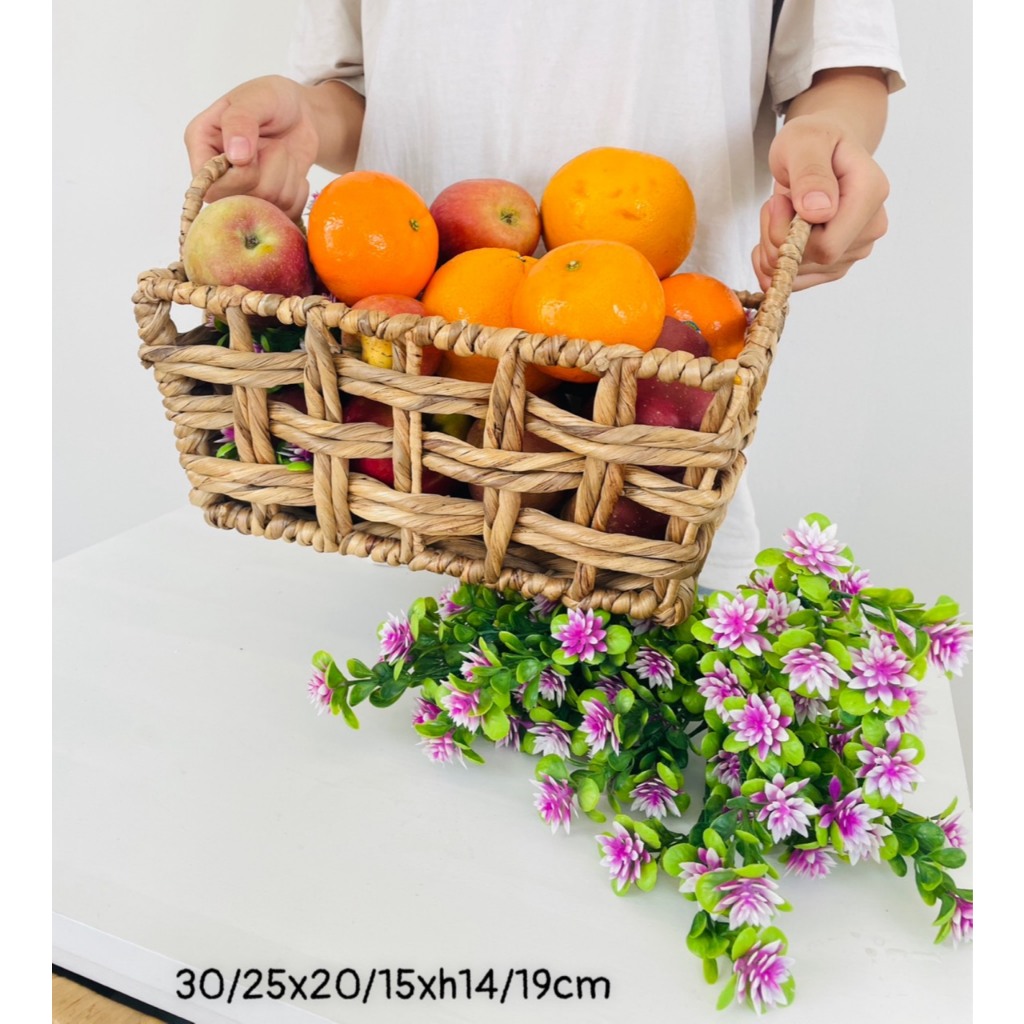 Khay vát lục bình, giấy đựng đồ chơi, quà biếu, trái cây