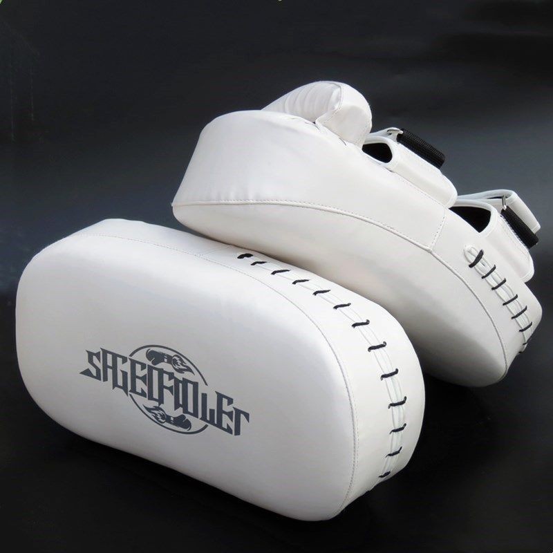 2 muay cut taekwondo shield training pads for karate martial arts and boxing training