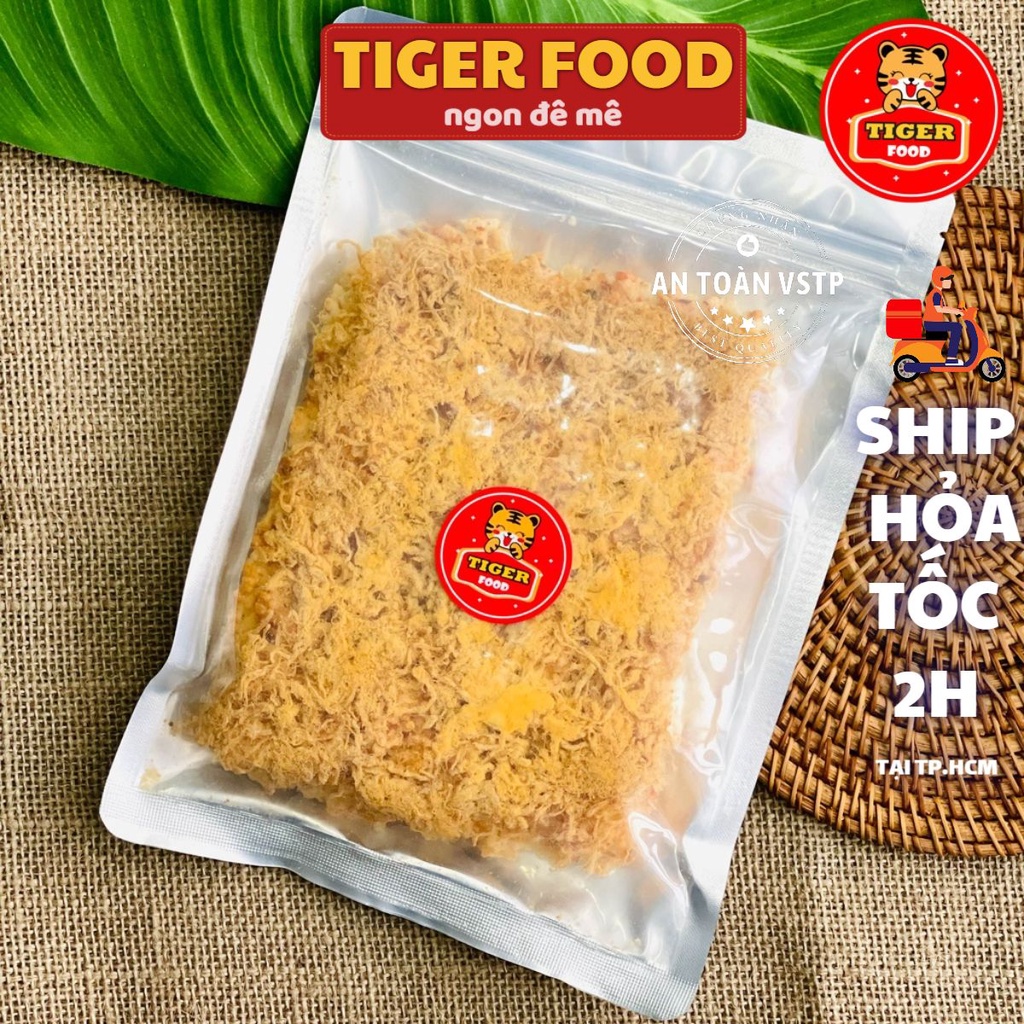 Cơm Cháy Siêu Chà Bông Phô Mai 💖TIGER FOOD💖 100g Cơm Cháy Đăc Biệt Chà Bông Siêu Ngon - Đồ Ăn Vặt Sài Gòn