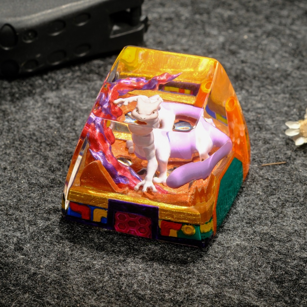 New Collection. Keycap Pokemon new collection. Artistic keycap from Epoxy. Keycap manual breakwooden