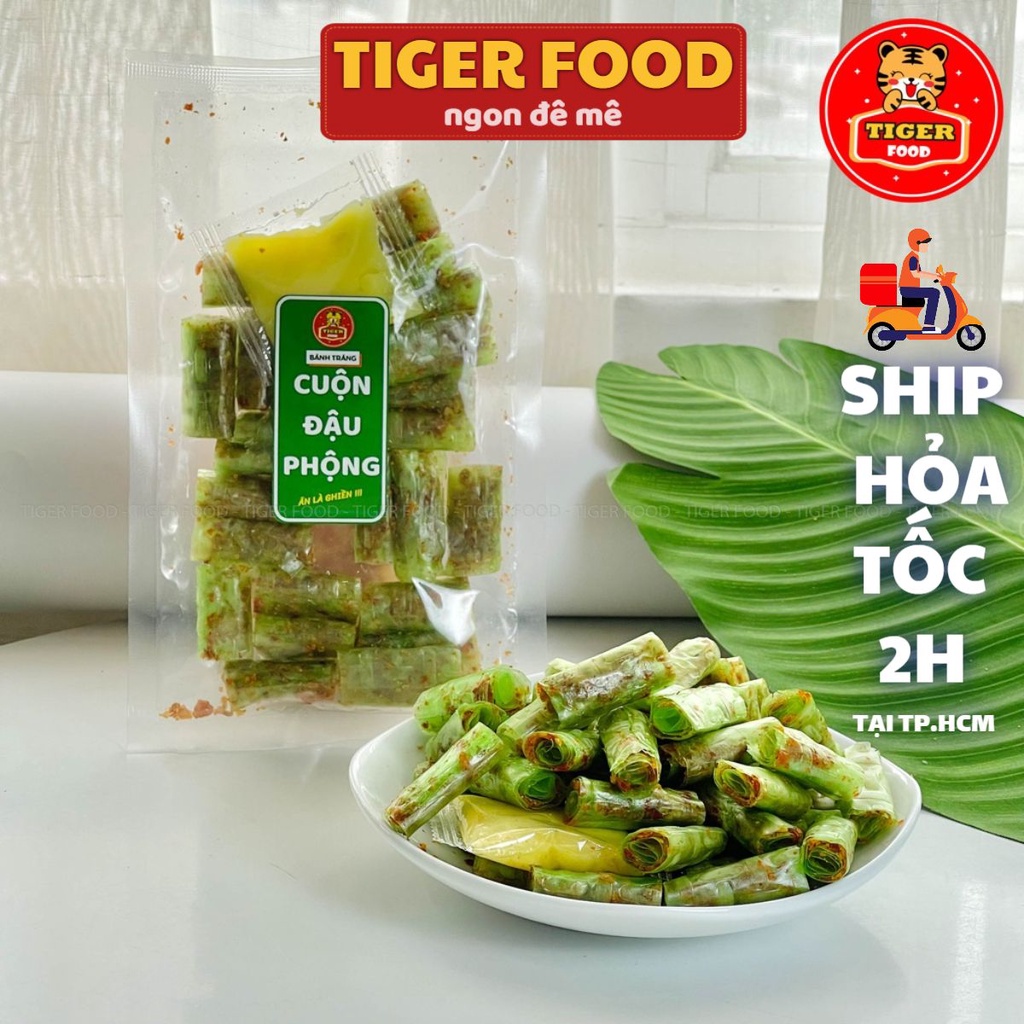 Bánh tráng cuộn đậu phộng bơ 💖TIGER FOOD💖 Gói 80g bánh tráng cuộn lá dứa thập cẩm bơ - Đồ ăn vặt sài gòn