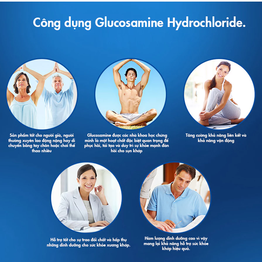 Viên uống bổ xương khớp Healthy Care Glucosamine HCL 1500mg 400 viên