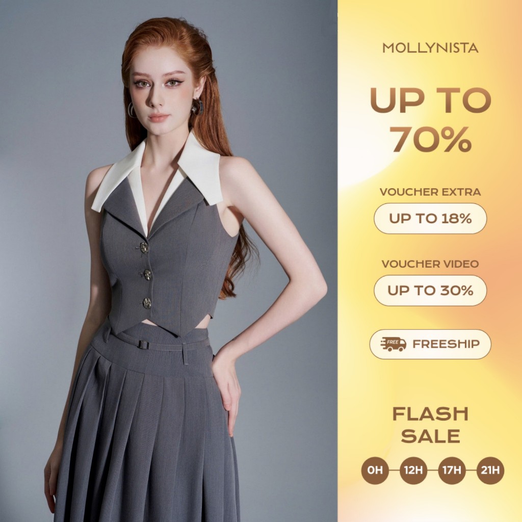 Mollynista white gray gile design mollynista elegant feminine high quality