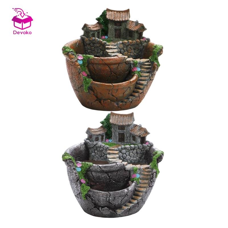 DEVOKO Walking plants with flower garden designs for balcony shops