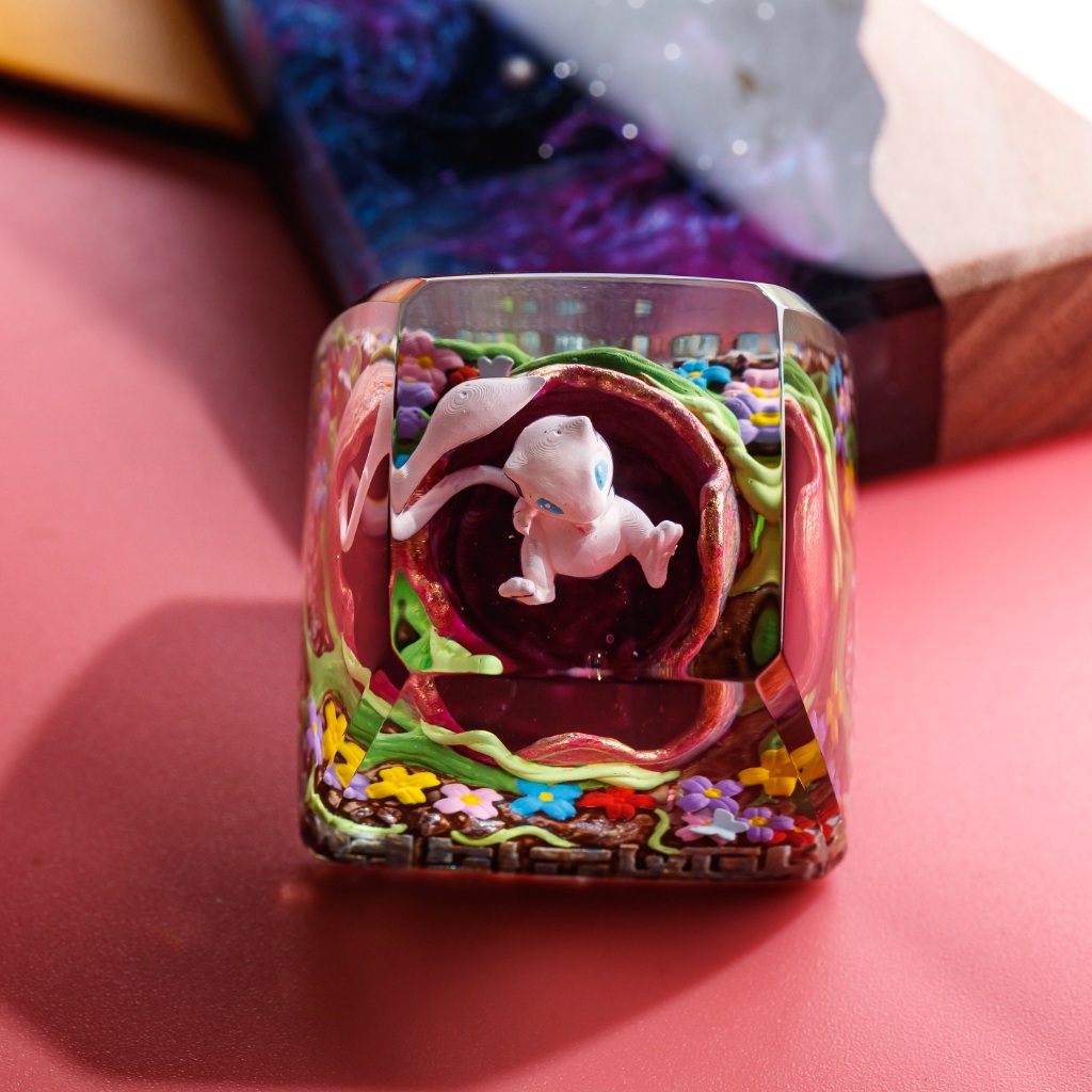 New Collection. Keycap Pokemon manual. Artistic keyboard button. Decorate the keyboard. Keycap Resin