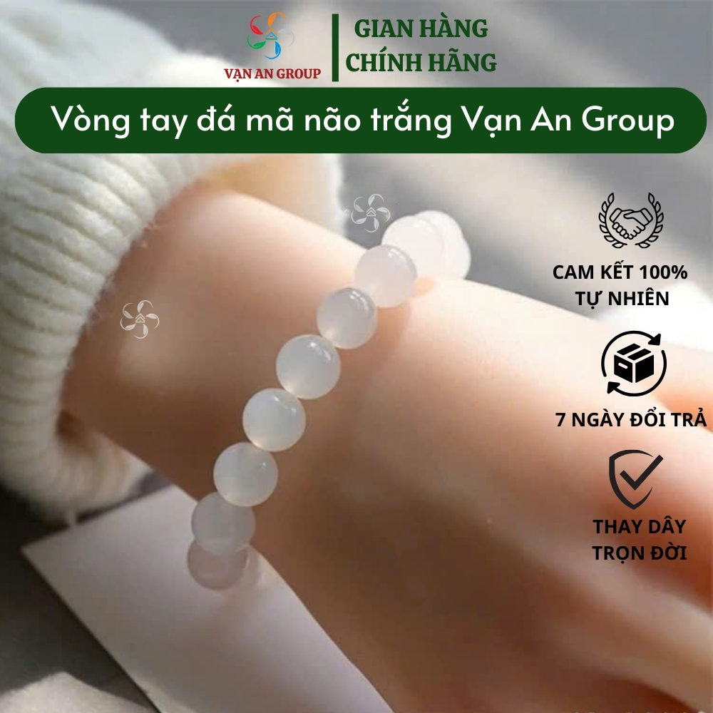 White agate stone bracelet for Kim Destiny, Destiny, Feng Shui Jewelry brings peace and fortune