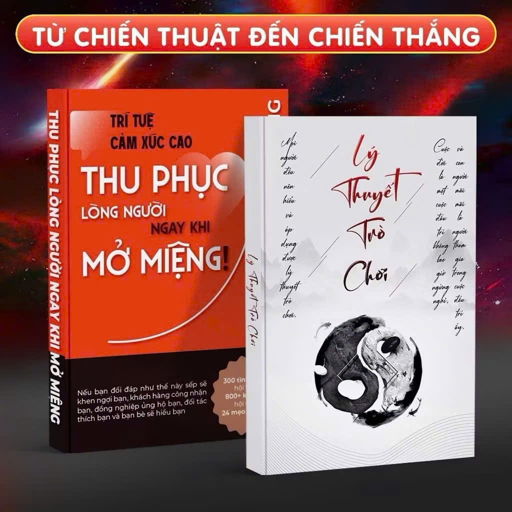 Sách - Combo 2 Cuốn Thu Phục Lòng Người và Lý Thuyết Trò Chơi - Mưu Lược Thắng Đời