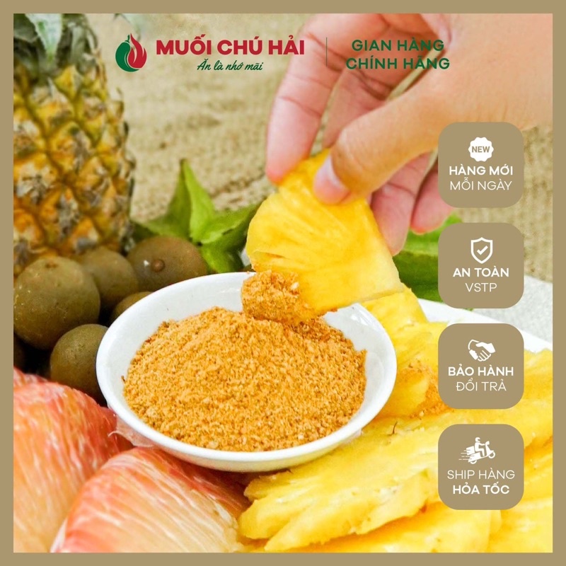 Muối nhuyễn tôm Tây Ninh Chú Hải loại ngon có hủ nhỏ ship hoả tốc