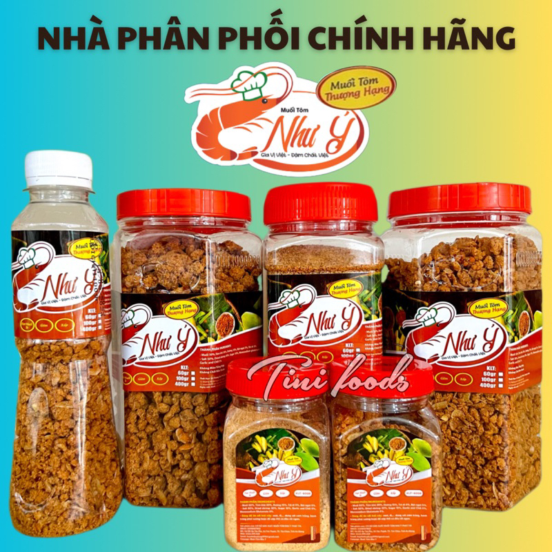 400g Muối Tôm Thượng Hạng Như Ý Chính Hãng - Giòn Rụm Nguyên Con Tôm Khô (DATE MỚI)