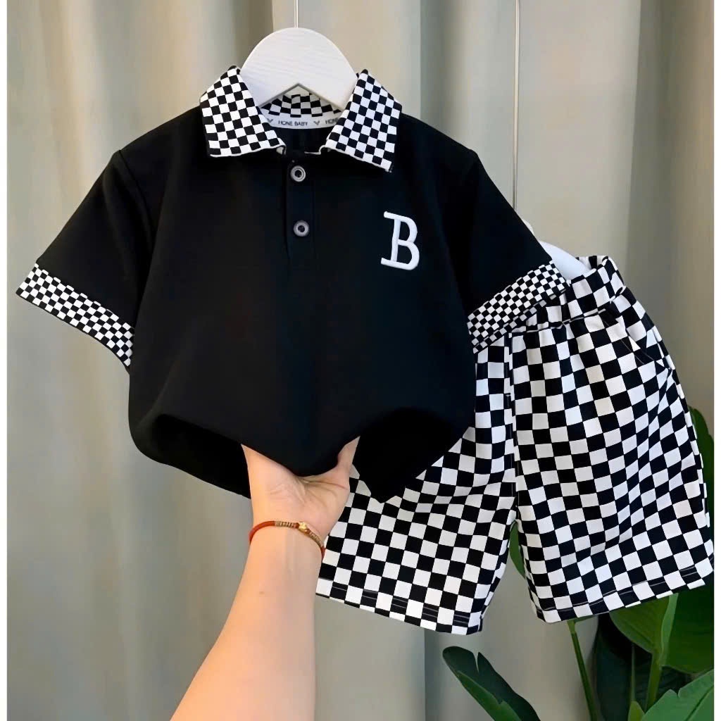 Polo Clothes Set for Boys High Quality Poly Fabric Summer Style All Sizes 8-36Kg----CODE CARO